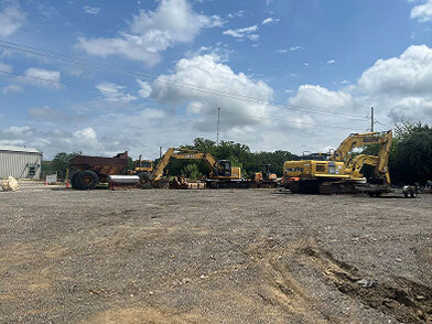 My Viet Equipment Excavators on Property